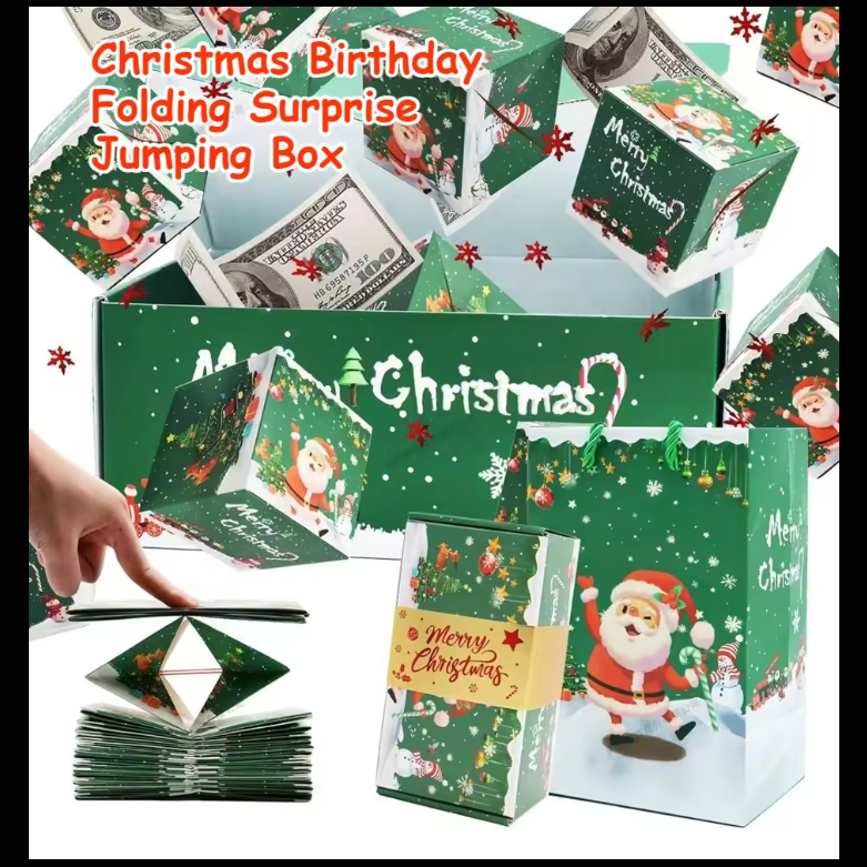 Christmas Surprise Money Explosion Box