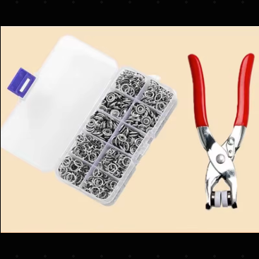 Snap Button & Pliers Fastener Tool Set