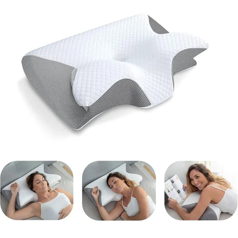 Memory Foam Cervical Pillow β 2-in-1 Ergonomic Neck Support