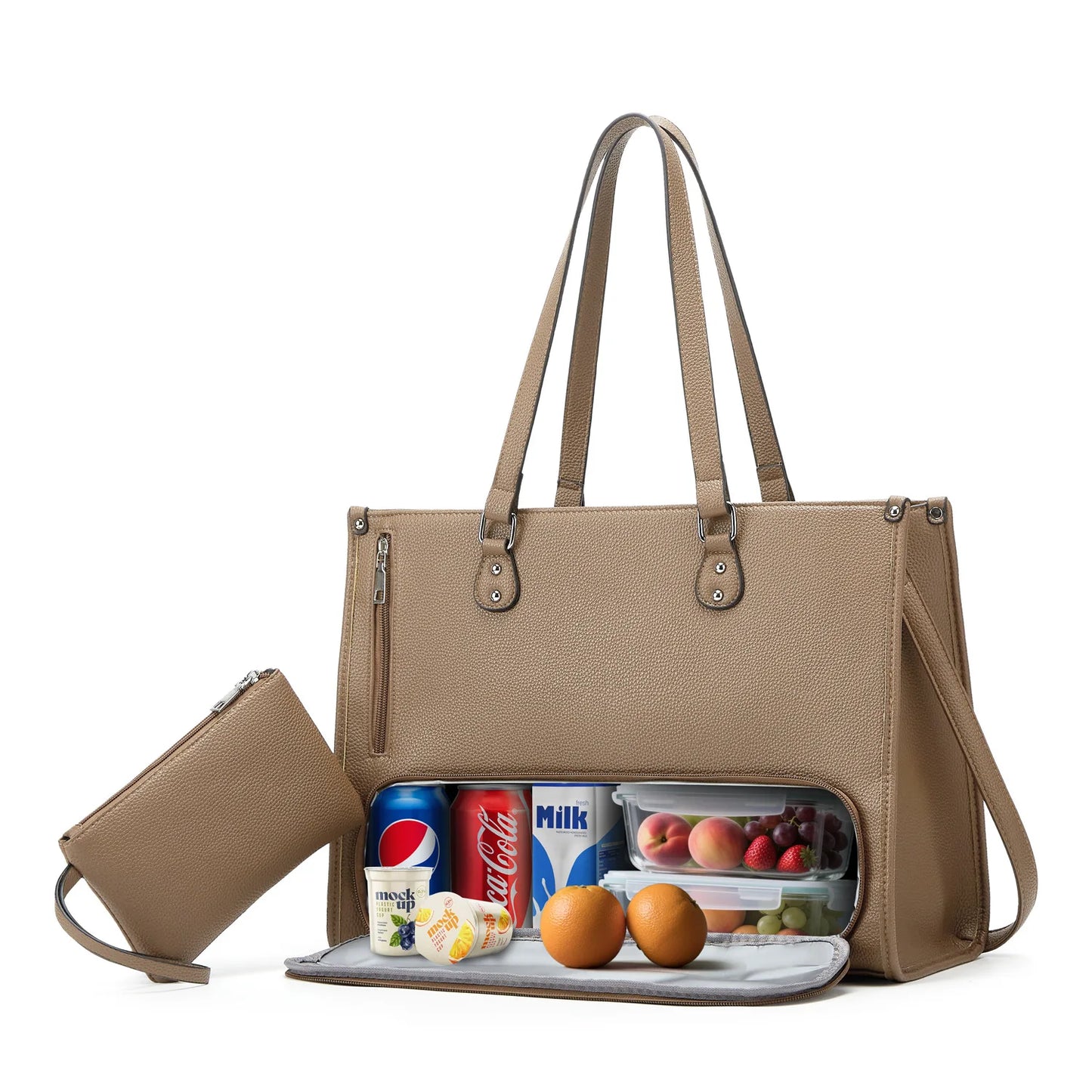 ThermaCarry 2-in-1 Insulated Lunch & Laptop Tote