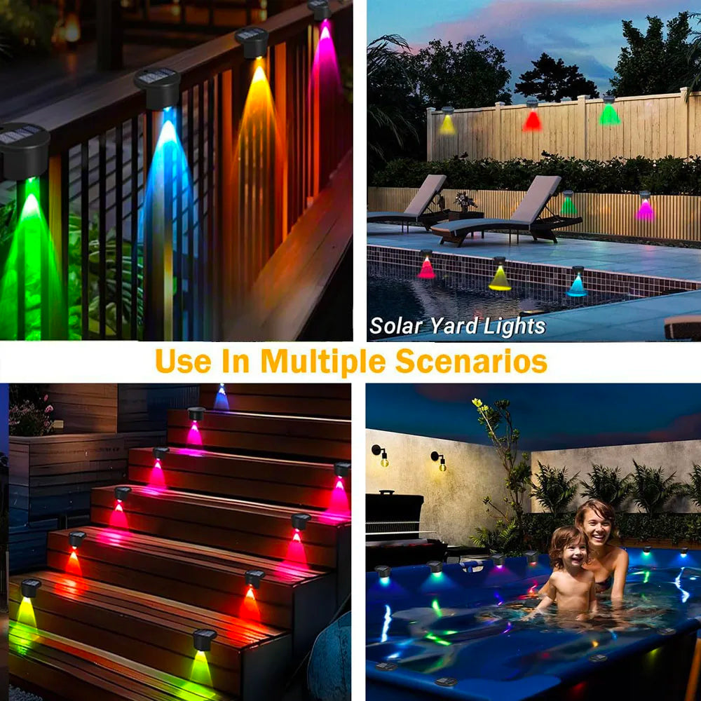 Solar Pool Deck Lights