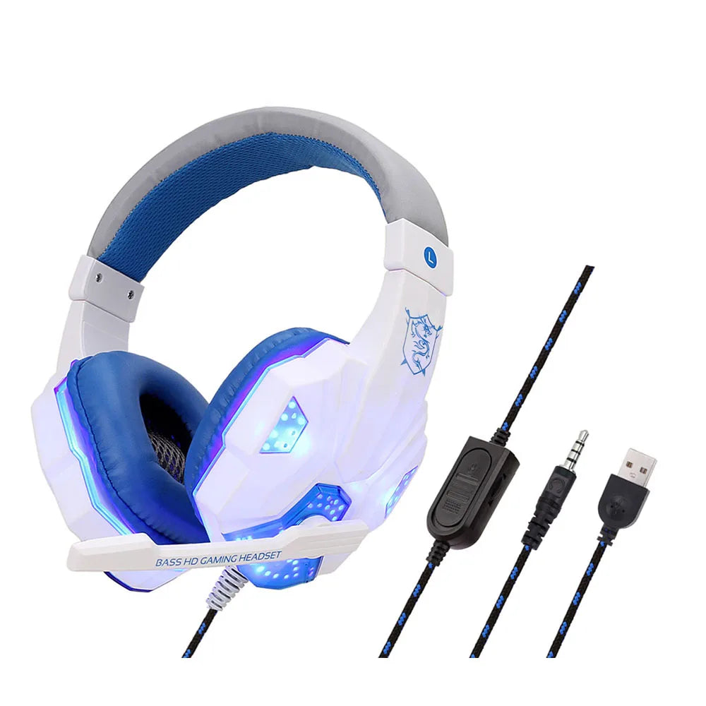 LED Gaming Headset with Microphone