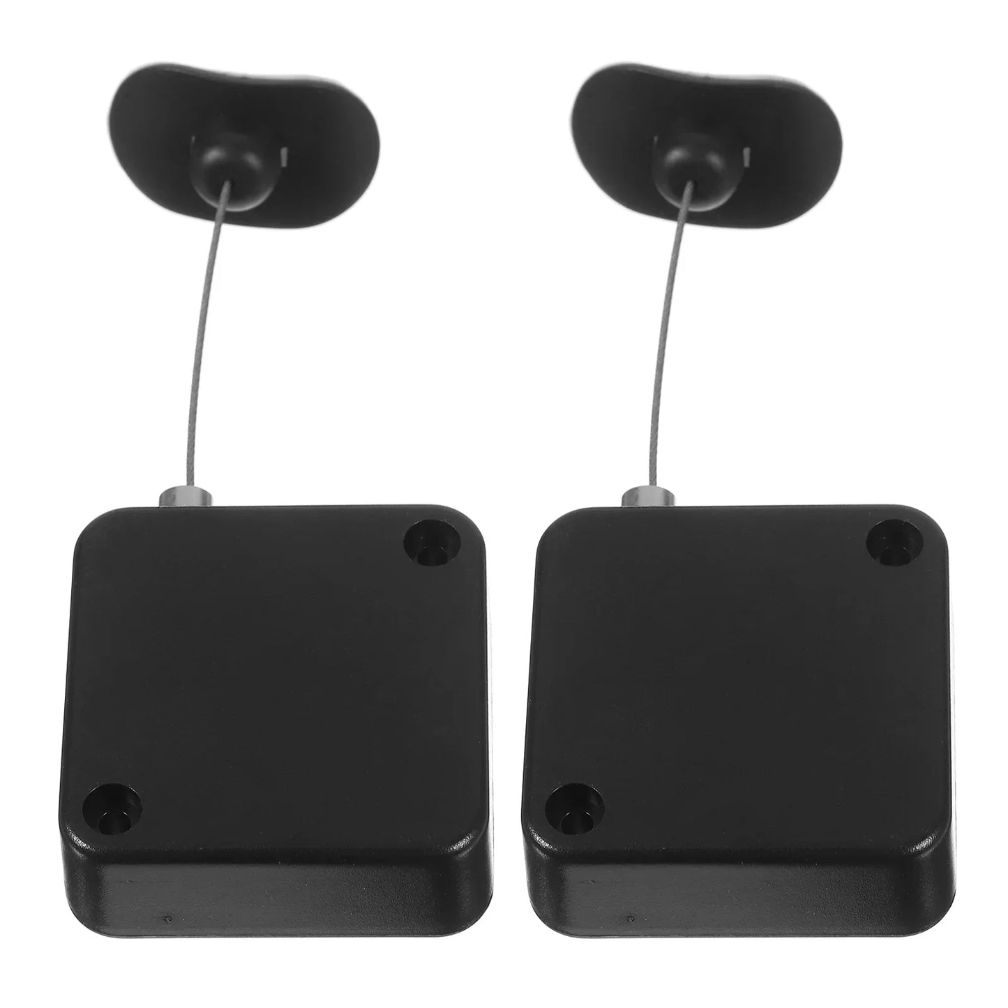 2 Pcs Retractable Remote Control Security Cable Leash