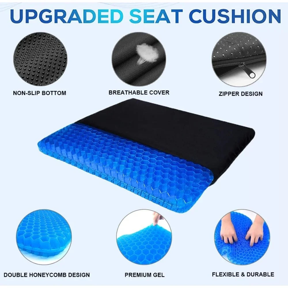 CoolSit β Breathable Honeycomb Gel Seat Cushion πΊβοΈ