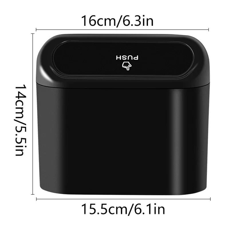 Hanging Car Trash Can with Lid