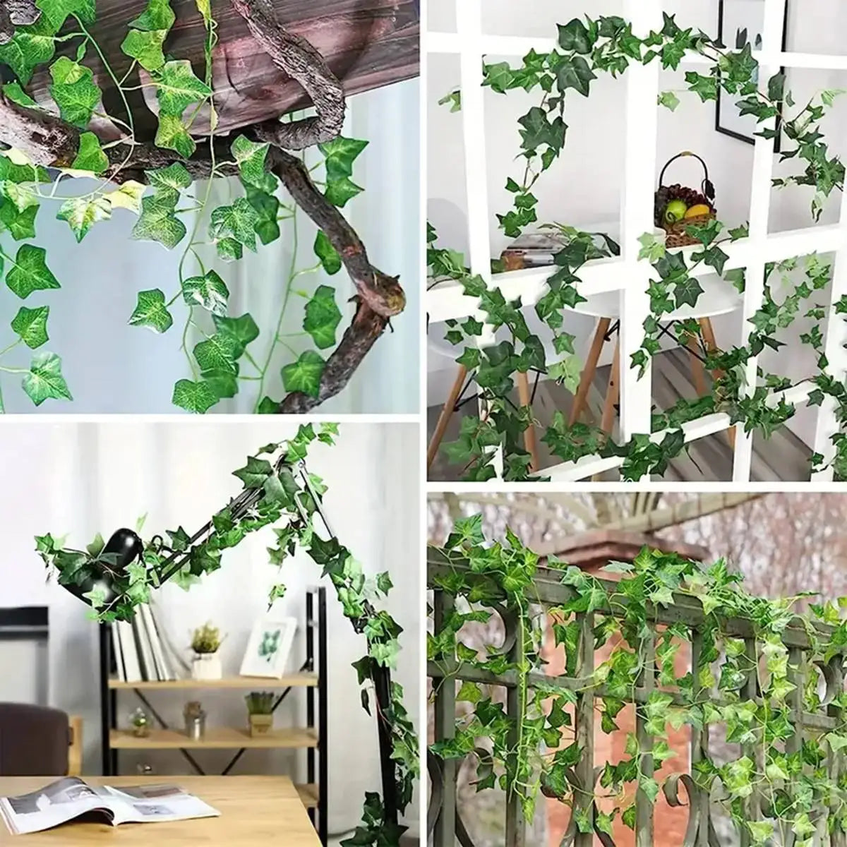 Ivy String Lights with 100 LEDs – Solar-Powered, Waterproof