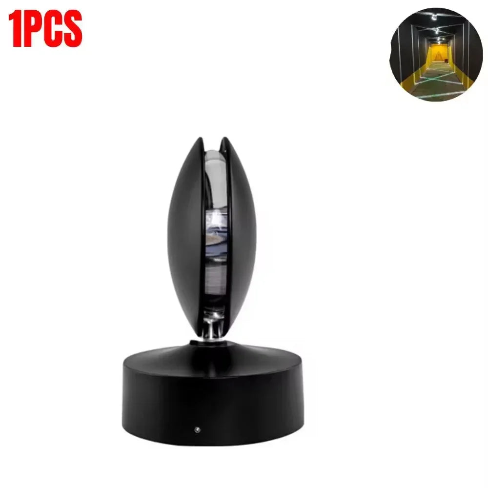 360-Degree Rotating LED Wall Light