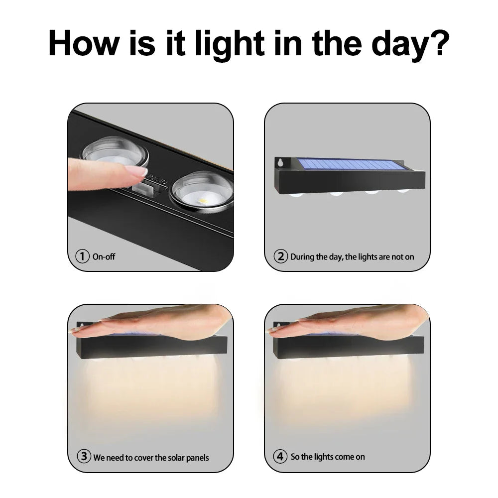 Solar LED Wall Lights