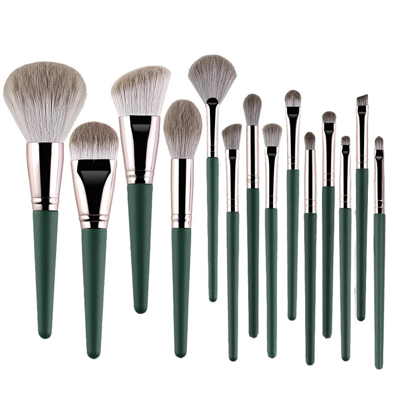 14-Piece Makeup Brush Set - Soft, Fluffy & Versatile Beauty Tools