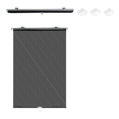 Retractable Sunshade Roller Curtain with Suction Cups