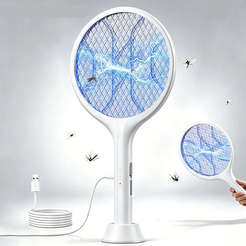 Rechargeable Electric Bug Zapper Racket