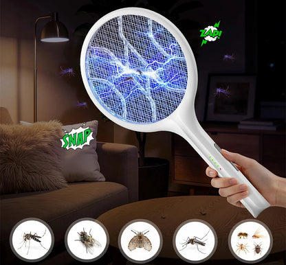 Rechargeable Electric Bug Zapper Racket