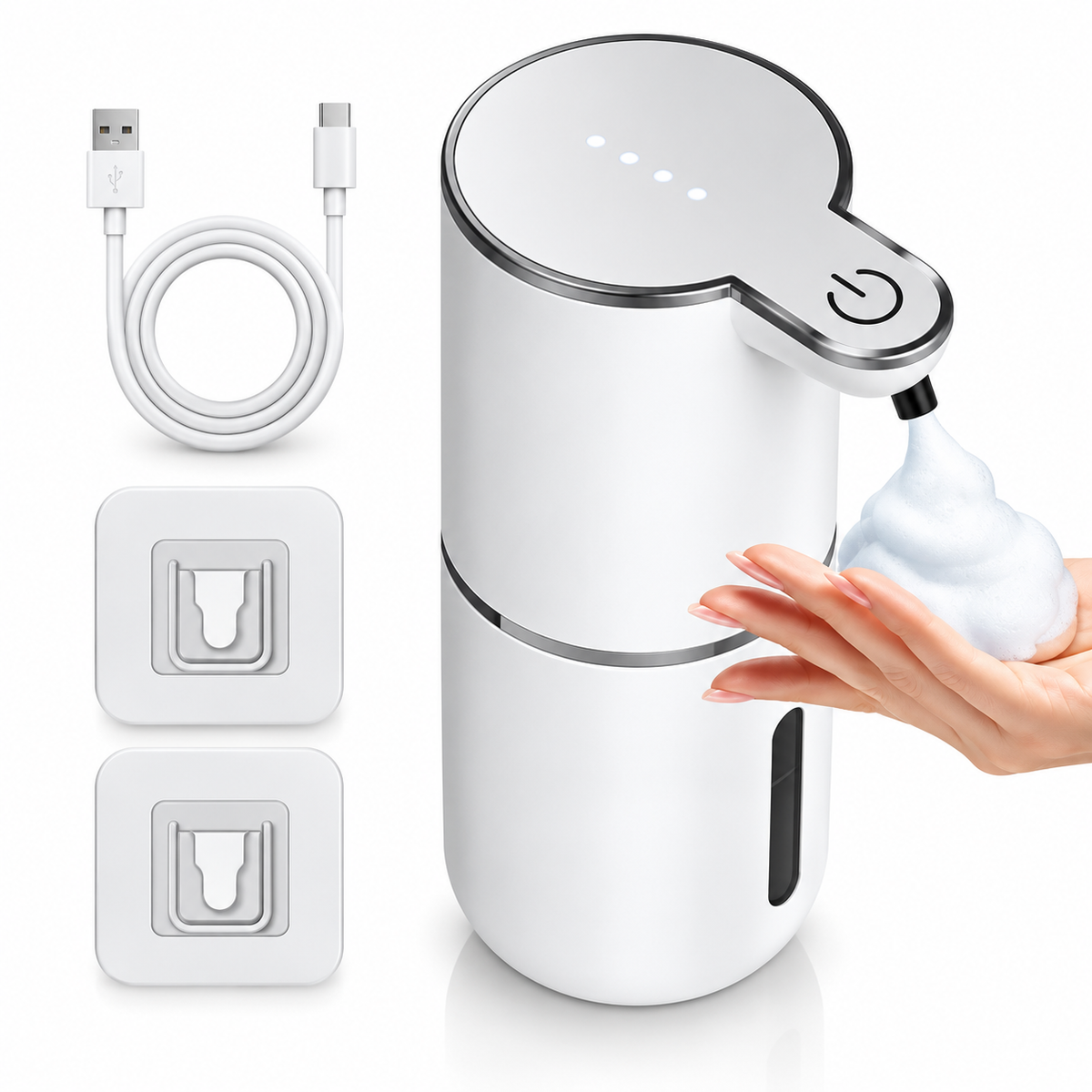 FoamEase – Touchless Soap Dispenser with Four Levels 🧼✨