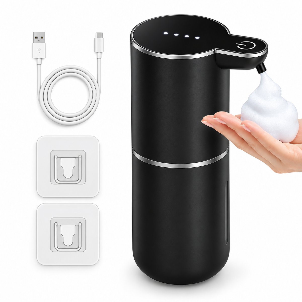FoamEase – Touchless Soap Dispenser with Four Levels 🧼✨