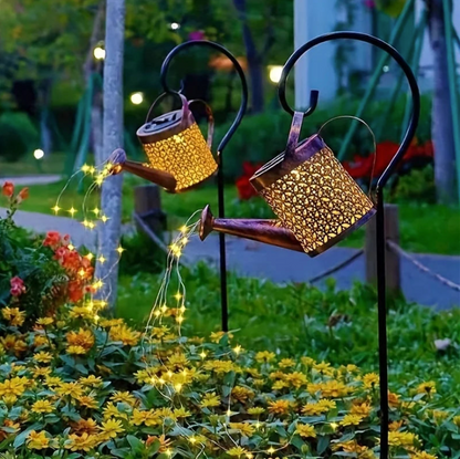 Solar Watering Can Lantern