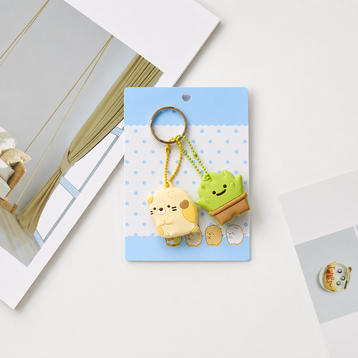 Cute Anime Character Keychain