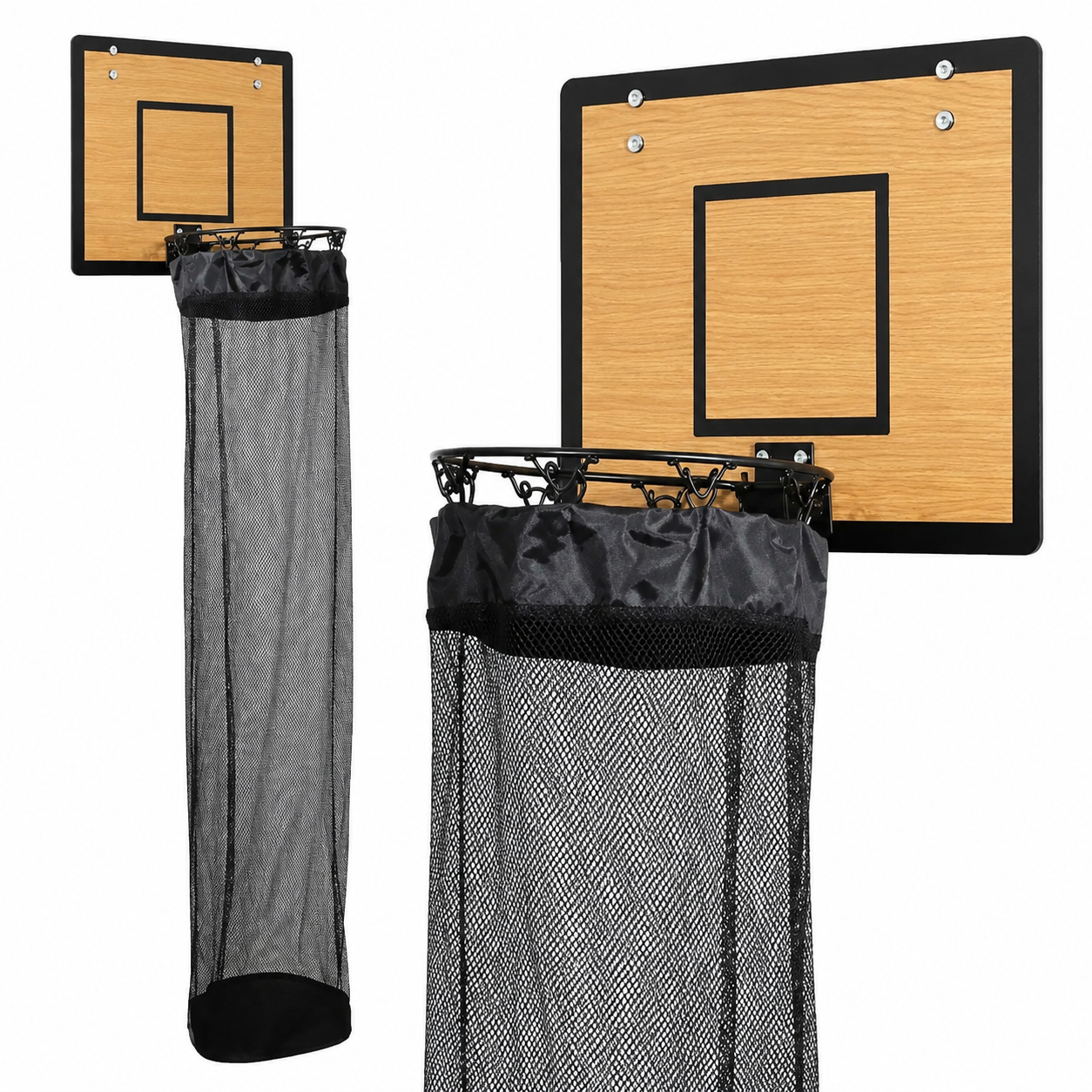 HoopDrop - Basketball Over-the-Door Laundry Hamper