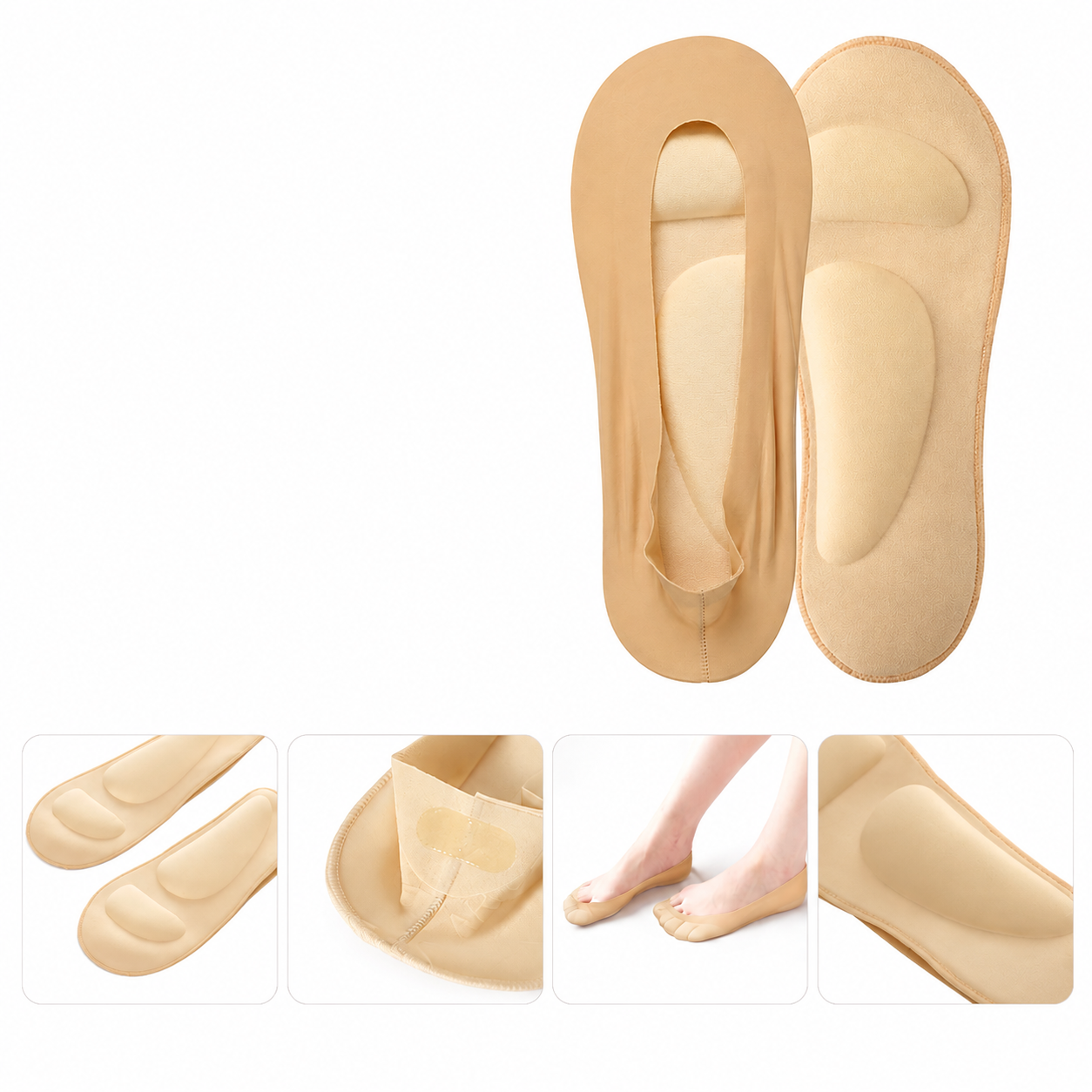 SoleCloud - Invisible Arch Support & Cushioned Foot Pads