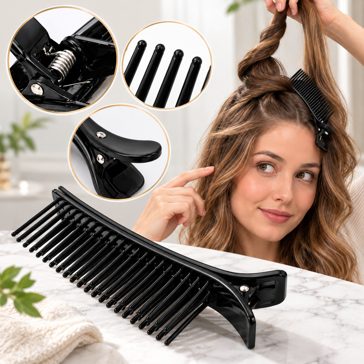 2-Piece Hair Sectioning Clip Set