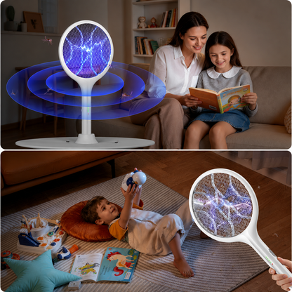 Rechargeable Electric Bug Zapper Racket