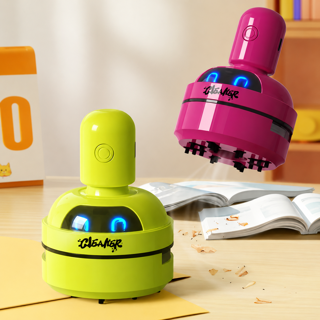 DeskBuddy Mini USB Rechargeable Desktop Vacuum Cleaner