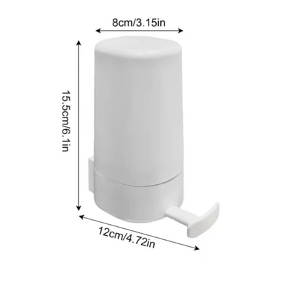 Wall-Mounted Soap Dispenser with Grinder