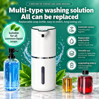 FoamEase – Touchless Soap Dispenser with Four Levels 🧼✨
