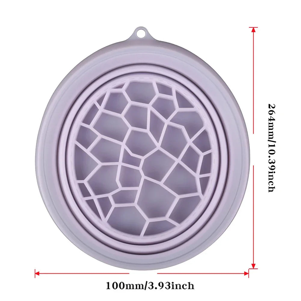 IceGlow Pro Silicone Ice Facial Bowl | Foldable Cold Therapy Face Bath with Built-In Ice Tray