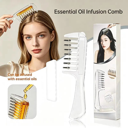 RootFlow - Refillable Scalp Serum Applicator & Massage Comb