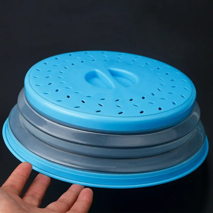 Microwave Splatter Cover - Heating Folding Silicone Lid for Cooking & Fresh Keeping