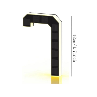 SolarGlow LED House Number Light