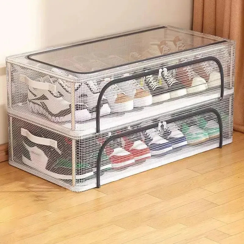 ShoeClear – Transparent Shoe Storage Box 👟📦
