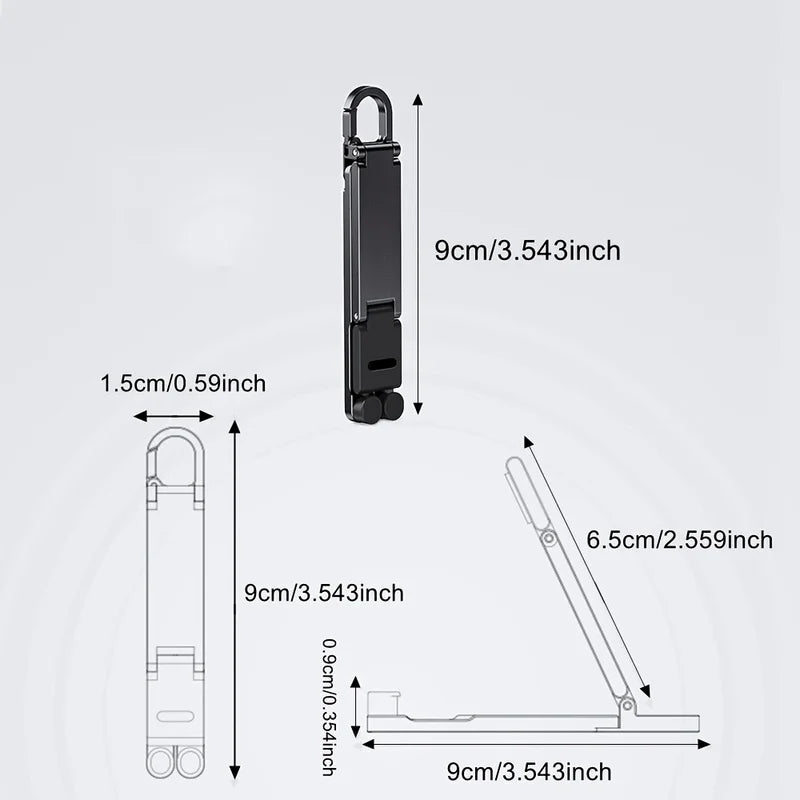 PocketStand - Foldable Keychain Phone Holder
