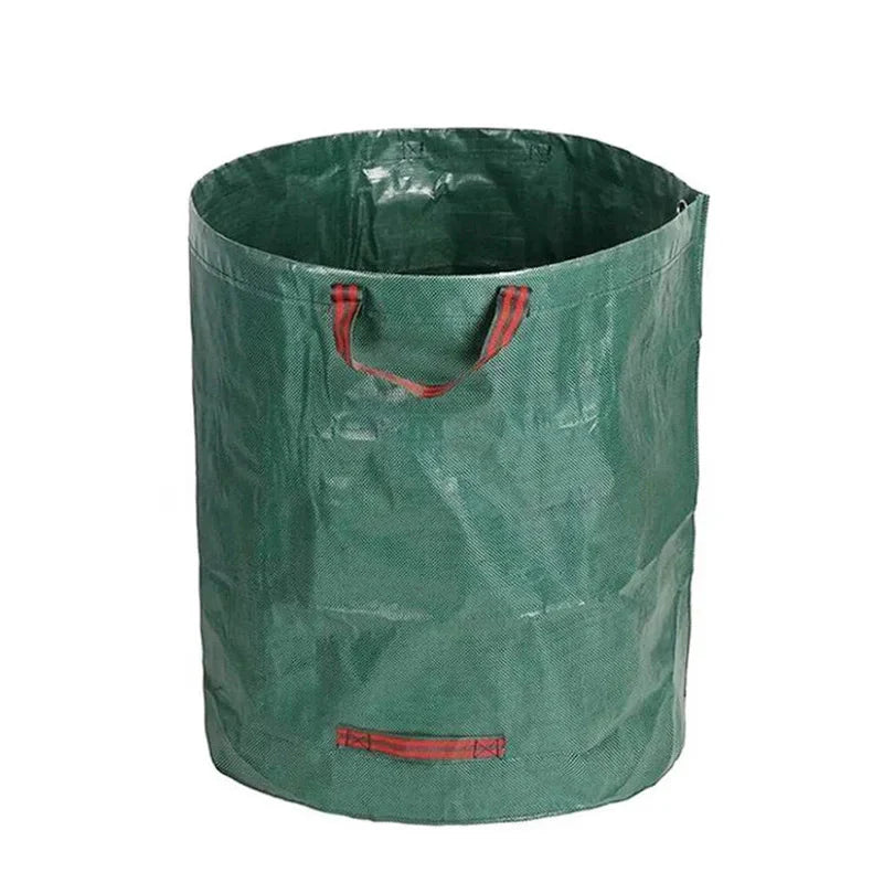 Garden Yard Waste Bag with Lid – Foldable Leaf Collection Storage