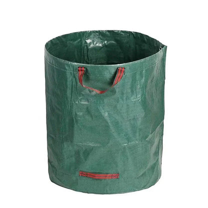 Garden Yard Waste Bag with Lid – Foldable Leaf Collection Storage