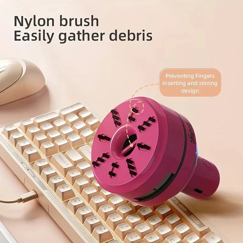 DeskBuddy Mini USB Rechargeable Desktop Vacuum Cleaner