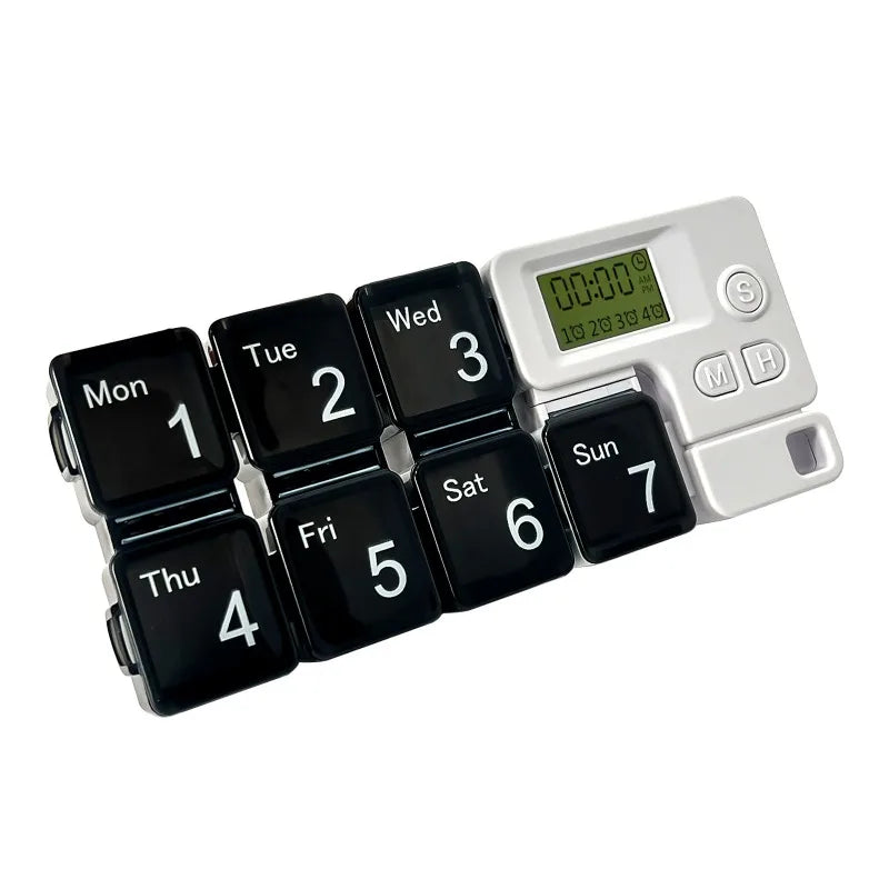 MediSync Smart 7-Day Pill Organizer