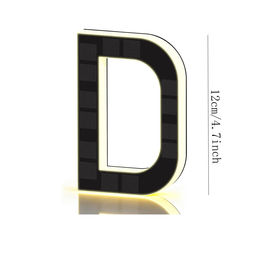 SolarGlow LED House Number Light