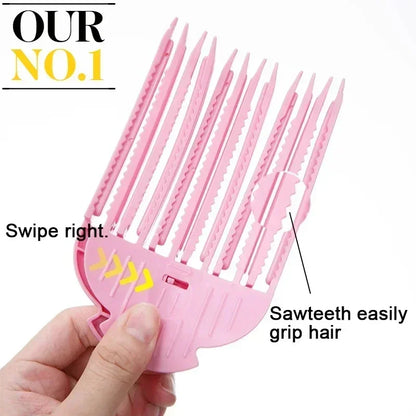 VoluCurl Heatless Hair Root Clips | No-Heat Hair Volumizing & Styling Tool