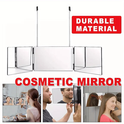 3-Sided LED Folding Mirror