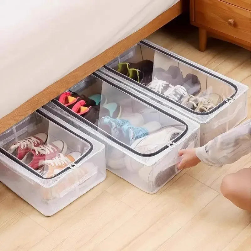 ShoeClear – Transparent Shoe Storage Box 👟📦
