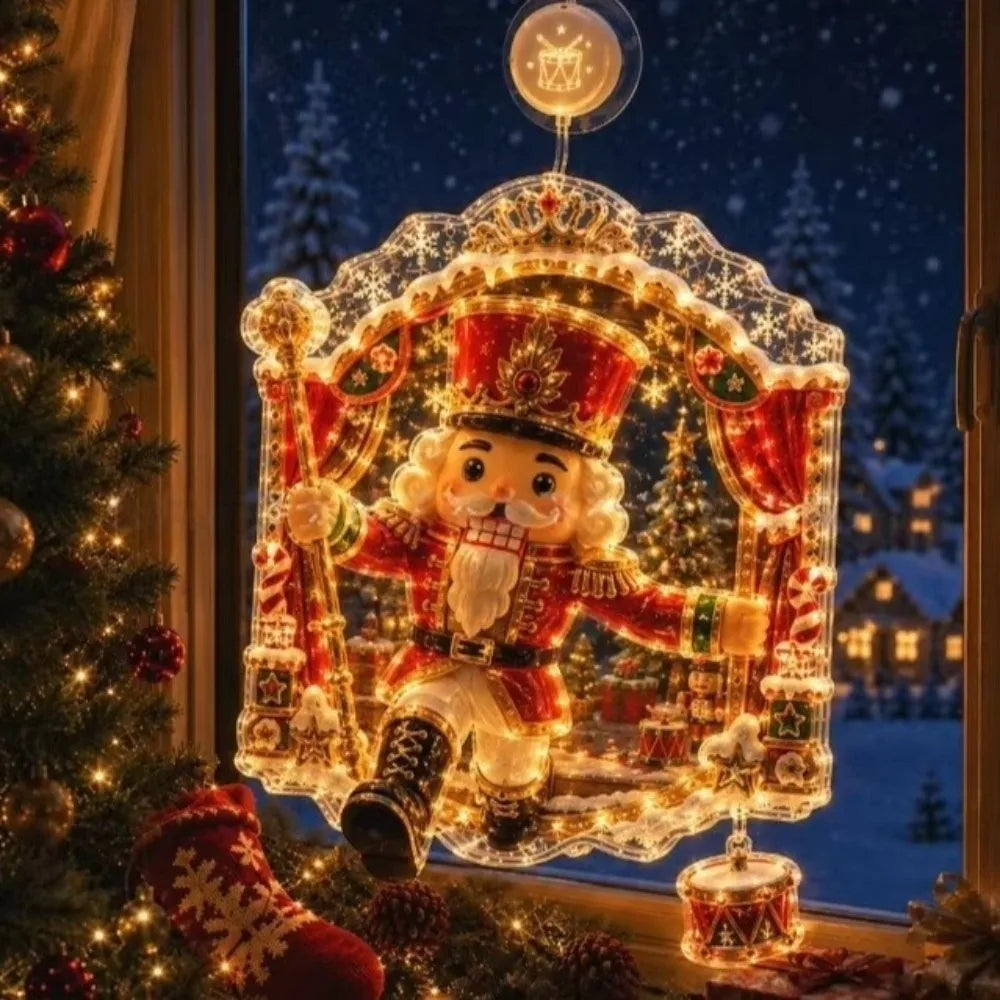 FrostPane Christmas Window Light