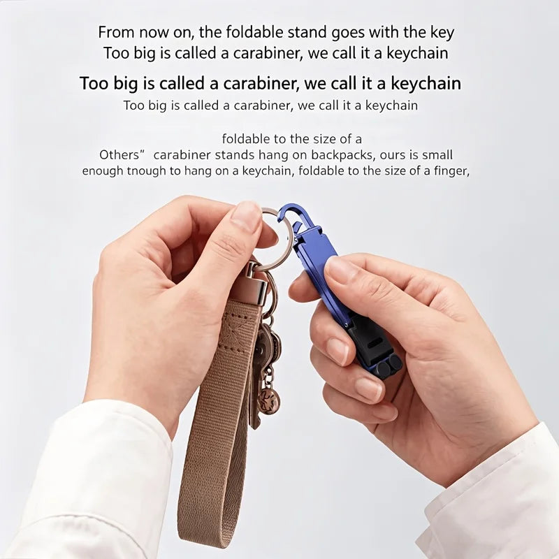 PocketStand - Foldable Keychain Phone Holder