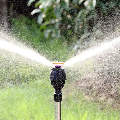 360° Garden Rotating Sprinkler – Stainless Steel Tripod Set