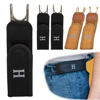 FlexHold Buckle-Free Elastic Belt| Adjustable Velcro Waistband for All-Day Comfort