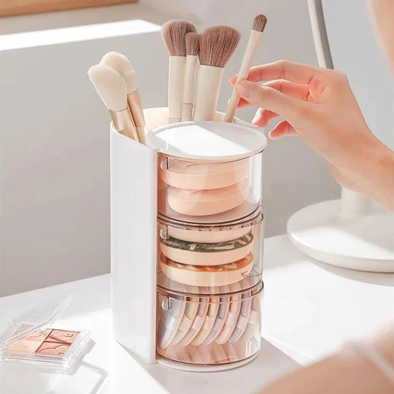 TwirlTidy – Rotating Hair and Makeup Brush Organizer 💁‍♀️✨