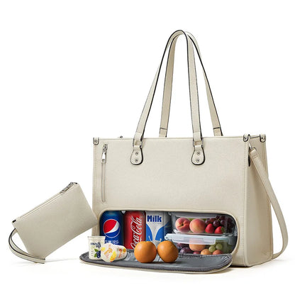 ThermaCarry 2-in-1 Insulated Lunch & Laptop Tote