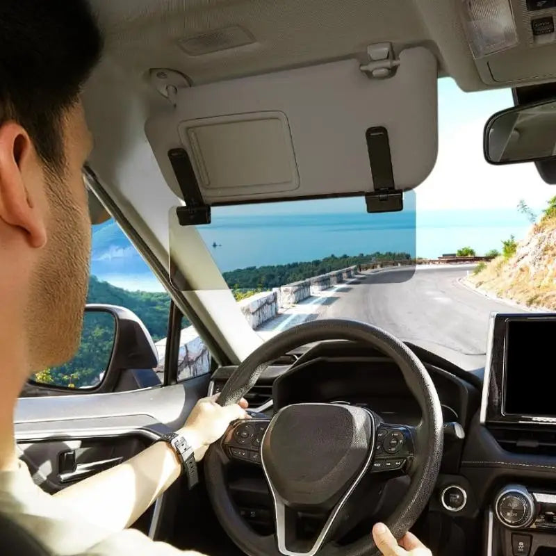 ClearDrive - Adjustable Car Sun Visor Extender & Anti-Glare Shield