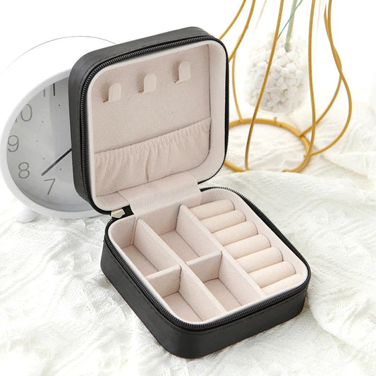LuxeNest Travel Jewelry Case