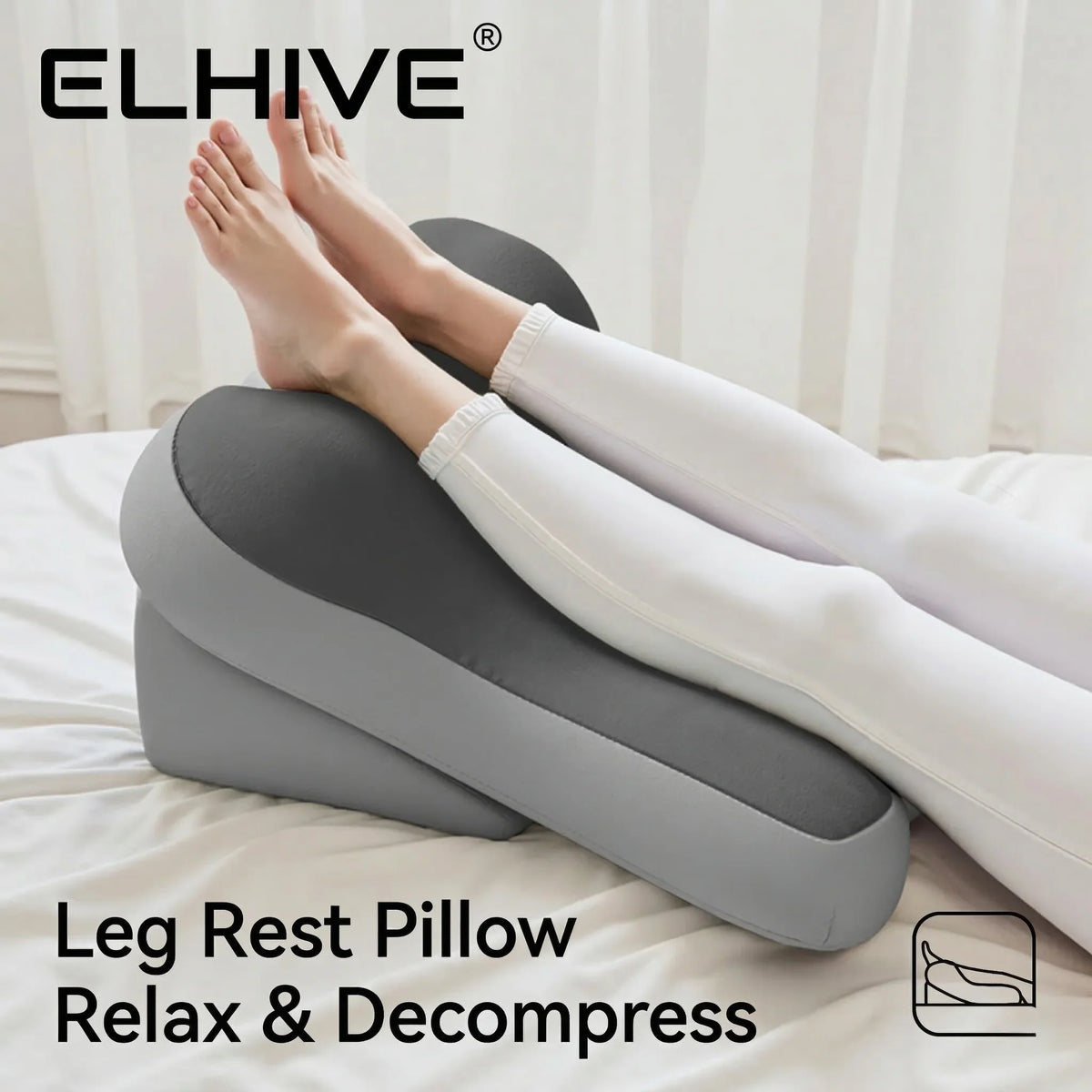 RestWell Adjustable Bed Backrest Wedge (2pcs Set)